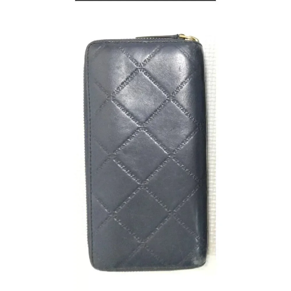 Tory Burch Blue Bifold Wallet